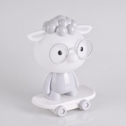 LED Димерна дитяча приліжкова лампа LED/2,5W/230V сіра вівця