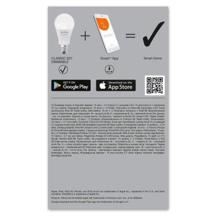 LED Димерна лампочка SMART+ E27/14W/230V 2700K Wi-Fi - Ledvance