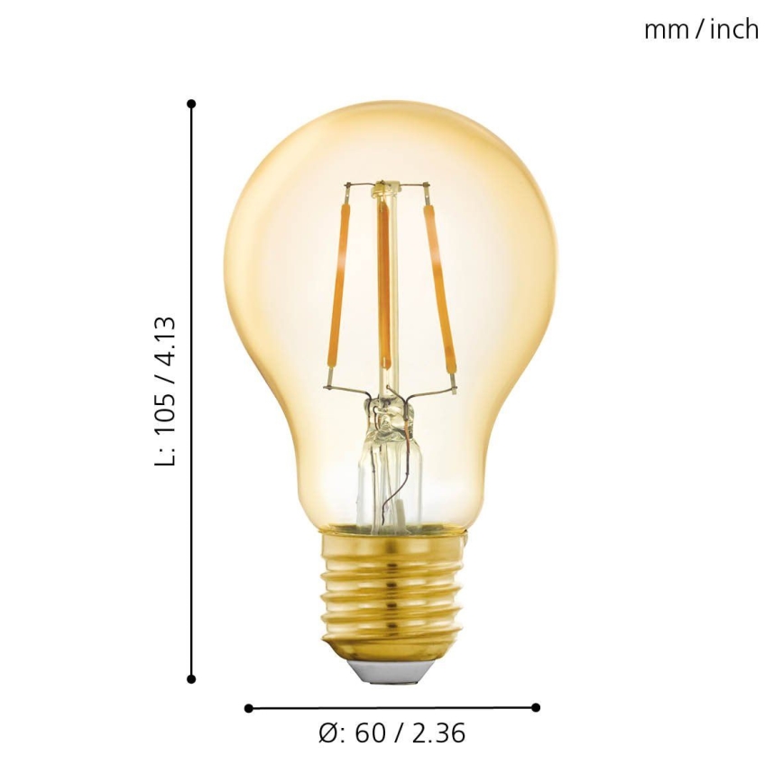 LED Димерна лампочка E27/5,5W/230V 2200K - Eglo