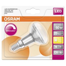 LED Димерна відбивна лампочка E14/5,9W/230V - Osram