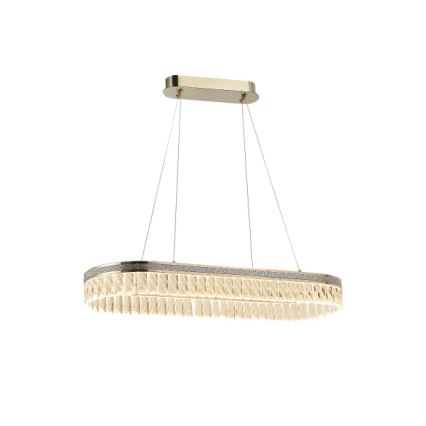 Диммируемая хрустальная люстра на тросовом подвесе THALIA LED/50W/230V 3000-6000K + пульт дистанционного управления