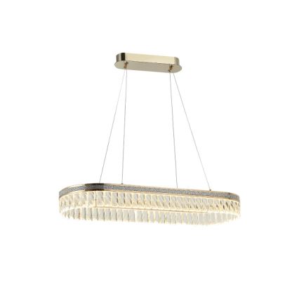 Диммируемая хрустальная люстра на тросовом подвесе THALIA LED/50W/230V 3000-6000K + пульт дистанционного управления