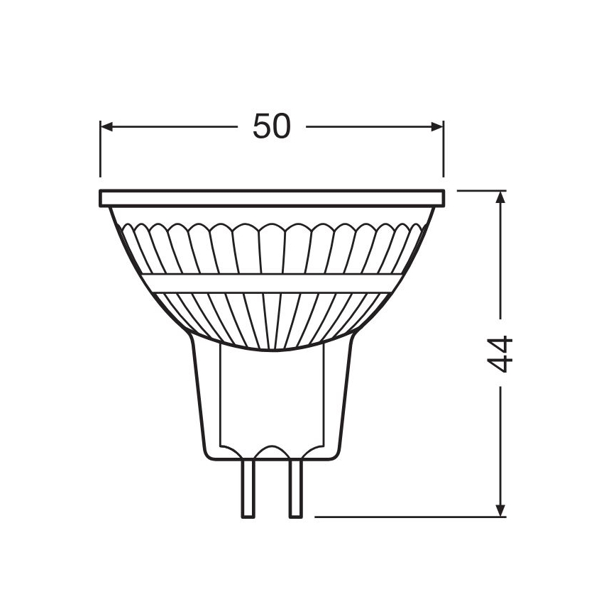 LED диммируемая лампа GU5,3/3,4 Вт/12 В 2700 К CRI 90 - Osram