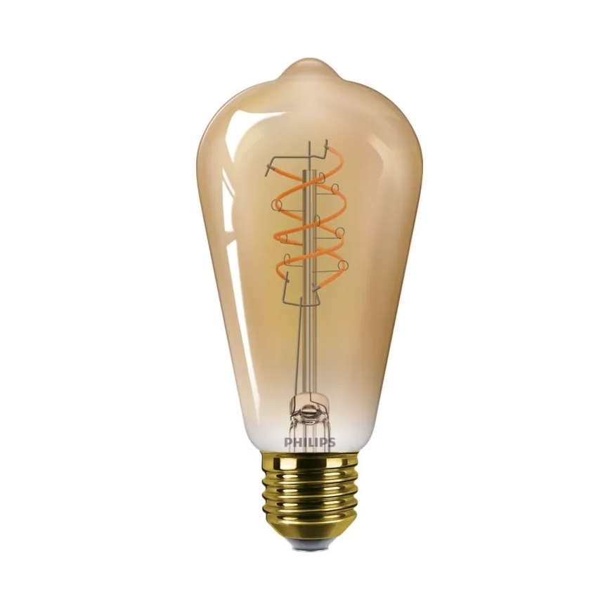 LED диммируемая лампа VINTAGE Philips ST64 E27/7,3W/230V 2200K CRI 90