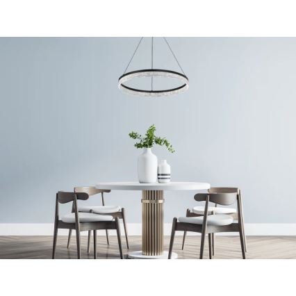 Диммируемая LED-люстра на тросе ALIANZ, 45 Вт, 230 В, 3000–6000 К, диаметр 60 см + дистанционное управление