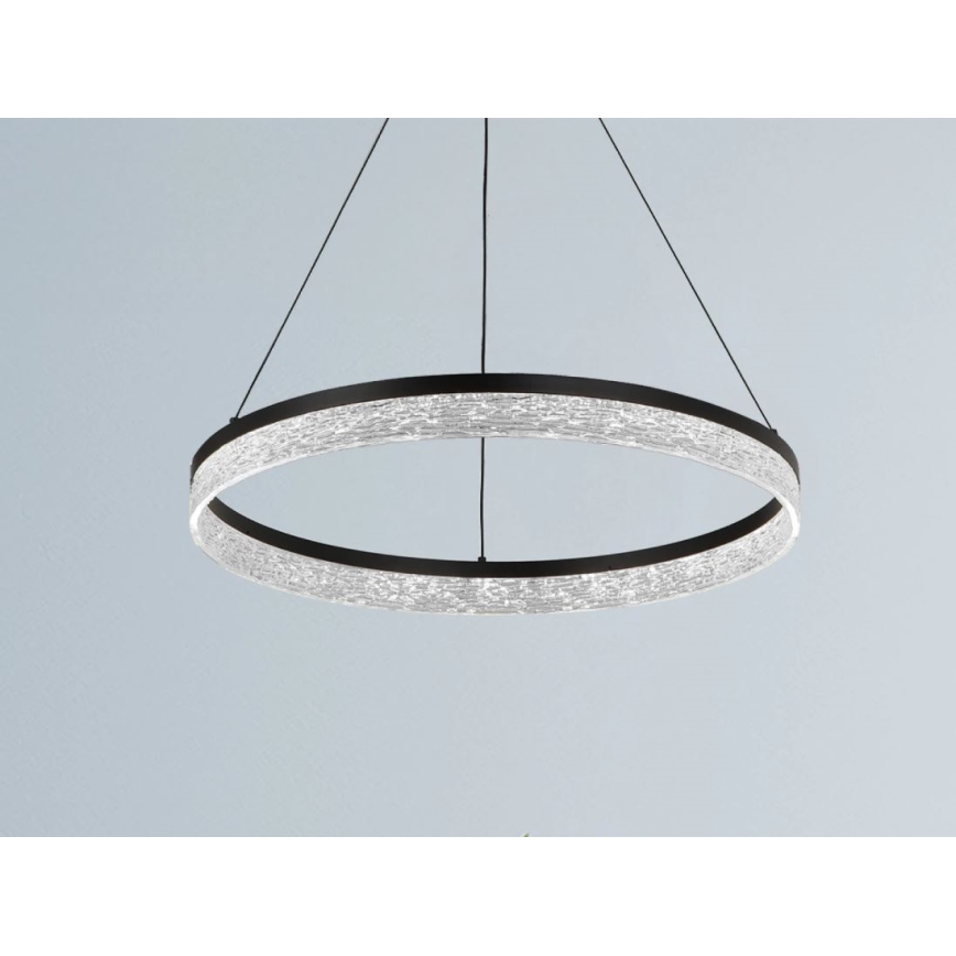 Диммируемая LED-люстра на тросе ALIANZ, 45 Вт, 230 В, 3000–6000 К, диаметр 60 см + дистанционное управление
