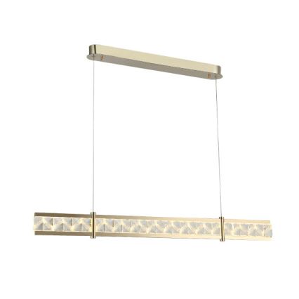 LED диммируемая хрустальная люстра на тросовом подвесе ENRIQUE LED/20W//230V 3000-6000K + пульт дистанционного управления
