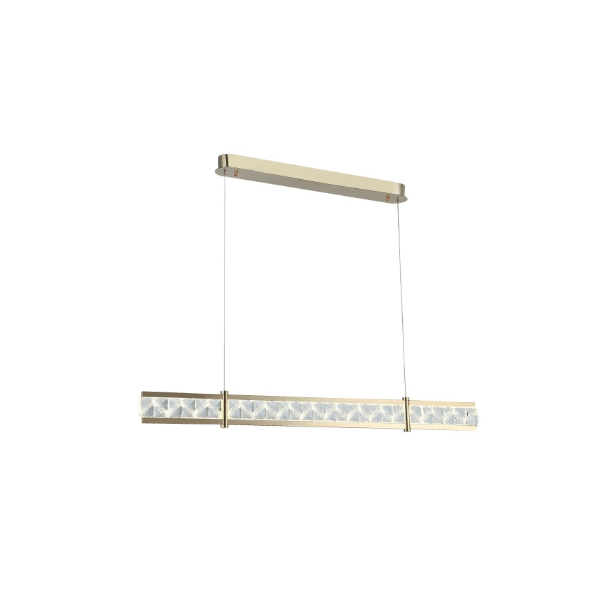 LED диммируемая хрустальная люстра на тросовом подвесе ENRIQUE LED/20W//230V 3000-6000K + пульт дистанционного управления