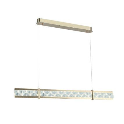 LED диммируемая хрустальная люстра на тросовом подвесе ENRIQUE LED/20W//230V 3000-6000K + пульт дистанционного управления