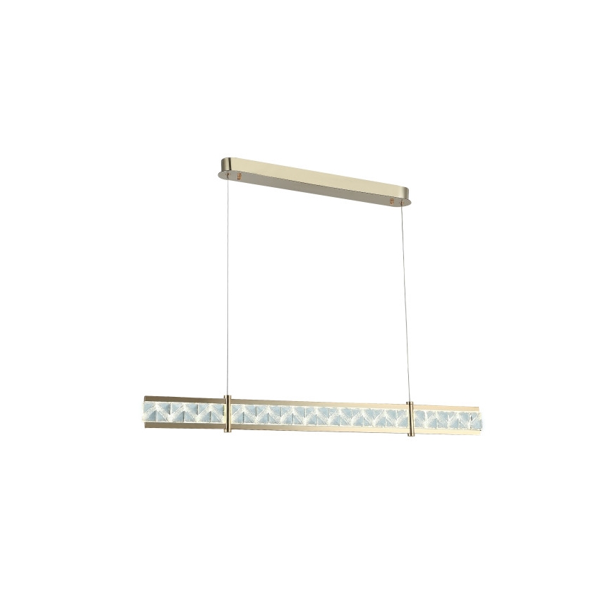 LED диммируемая хрустальная люстра на тросовом подвесе ENRIQUE LED/20W//230V 3000-6000K + пульт дистанционного управления