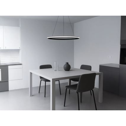 Диммируемая светодиодная люстра на тросе LED/55W/230V 3000-6500K, диам. 60 cm + пульт дистанционного управления