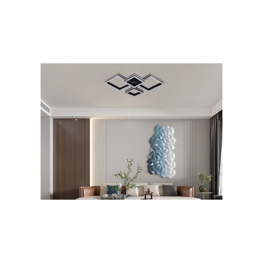 LED Диммируемая накладная люстра LED/175W/230V 3000-6500K + пульт дистанционного управления