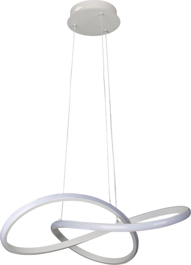 LED диммируемая подвесная люстра на тросе LED/65W/230V 3000-6500K диам. 49 cm + пульт дистанционного управления