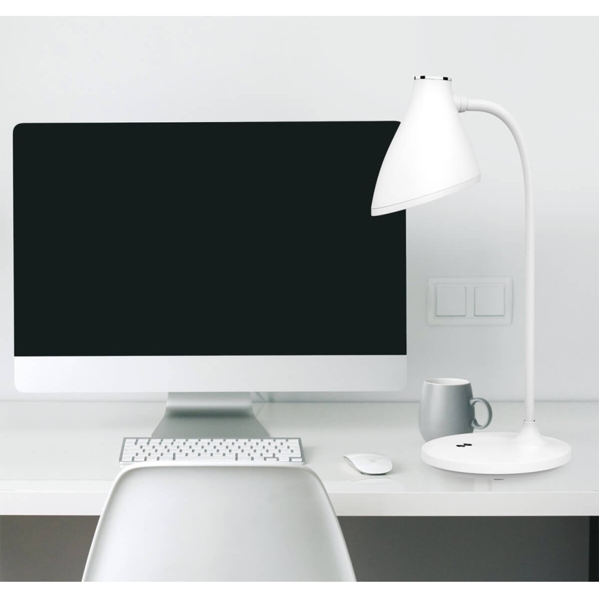 Сенсорная светодиодная настольная лампа с регулировкой яркости LED/5W/5V 2400 mAh