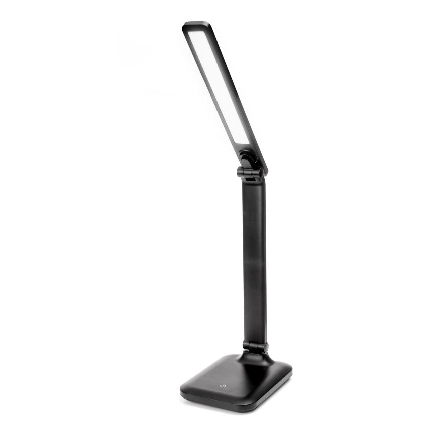 LED диммируемая сенсорная настольная лампа с USB-портом REMUS LED/5W/230V чёрная