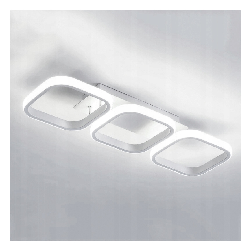 Диммируемый потолочный светильник LED, 33 Вт, 230 В, 3000–6500 К, белый, Wi‑Fi (Tuya) + пульт дистанционного управления