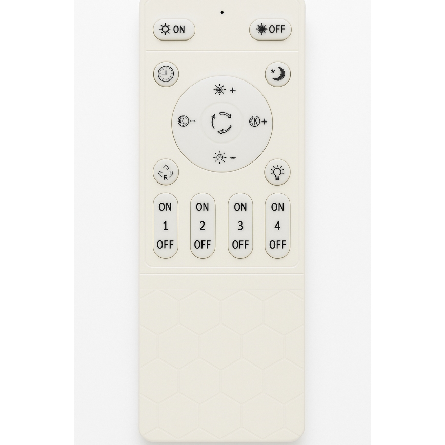 Диммируемый потолочный светодиодный светильник LED/45W/230V 3000-6500K белый + пульт дистанционного управления