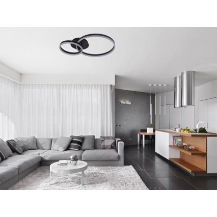 LED Диммируемый потолочный светильник LED/55W/230V 3000-6500K + пульт дистанционного управления