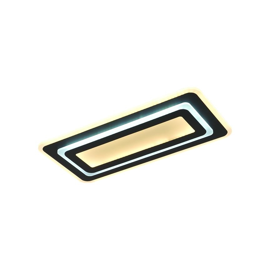 Светодиодный диммируемый потолочный светильник LED/85W/230V 3000-6500K черный + пульт дистанционного управления