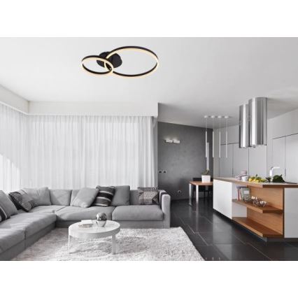 LED Диммируемый потолочный светильник LED/55W/230V 3000-6500K + пульт дистанционного управления