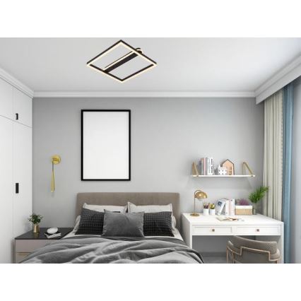 LED Диммируемый потолочный светильник LED/60W/230V 3000-6500K + пульт дистанционного управления
