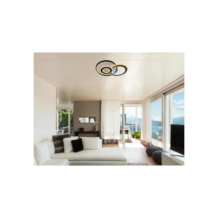 LED Диммируемый потолочный светильник LED/95W/230V 3000-6500K + пульт дистанционного управления
