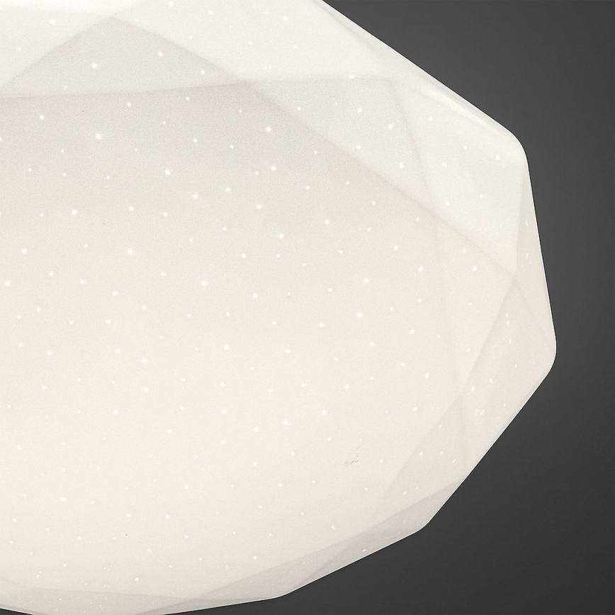 Стельовий LED-світильник з регулюванням яскравості HEX LED/72W/230V 3000-6000K діам. 50 см білий + пульт дистанційного керування