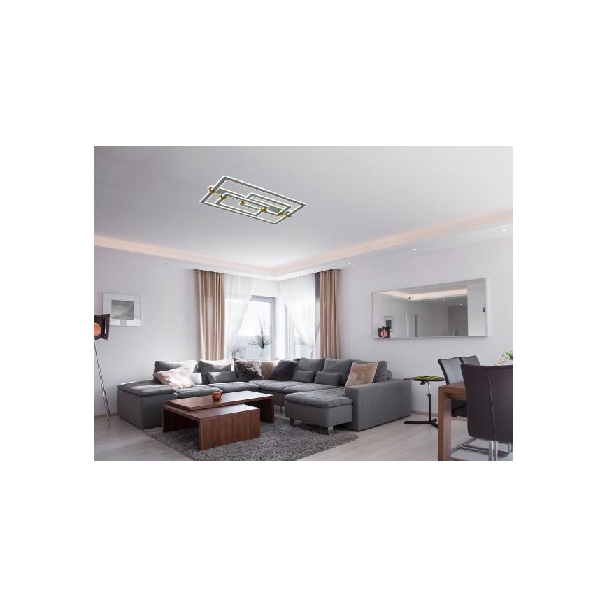 LED димований стельовий світильник LED/280Вт/230В 3000-6500К + пульт дистанційного керування