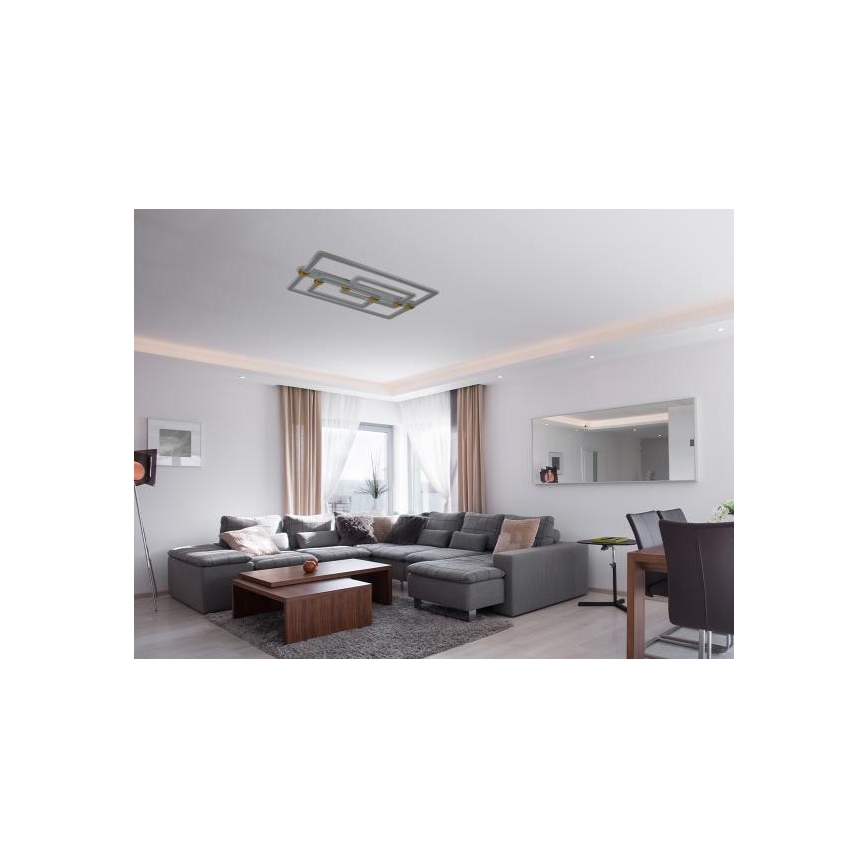 LED димований стельовий світильник LED/280Вт/230В 3000-6500К + пульт дистанційного керування