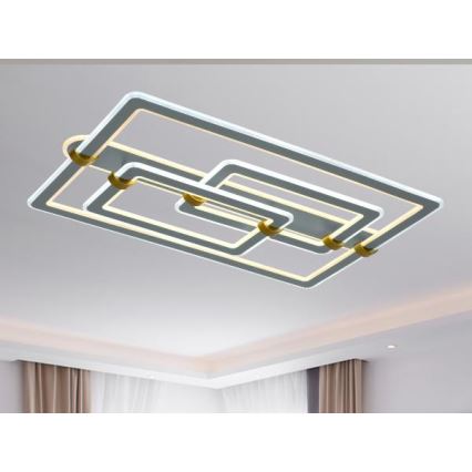 LED димований стельовий світильник LED/280Вт/230В 3000-6500К + пульт дистанційного керування