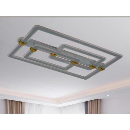 LED димований стельовий світильник LED/280Вт/230В 3000-6500К + пульт дистанційного керування