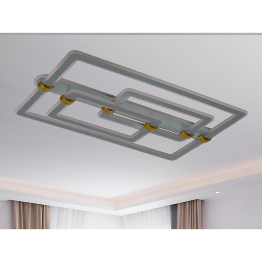 LED димований стельовий світильник LED/280Вт/230В 3000-6500К + пульт дистанційного керування