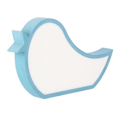 LED дитяча настільна лампа BIRD, 12 Вт/230 В, синя
