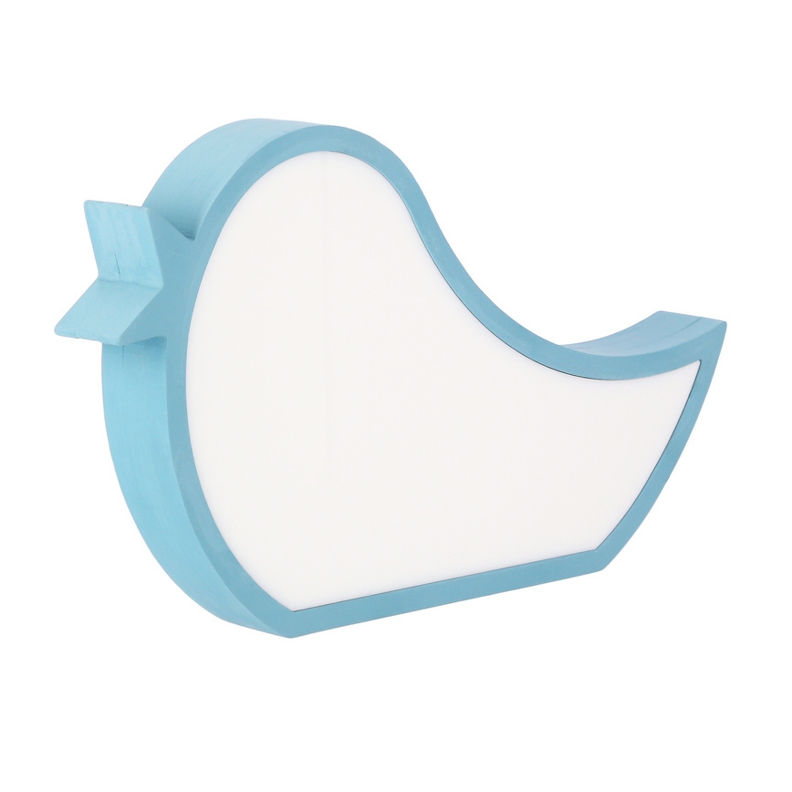 LED дитяча настільна лампа BIRD, 12 Вт/230 В, синя