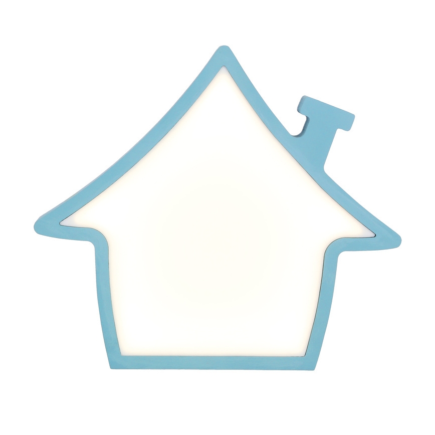 LED Дитяча настільна лампа HOUSE LED/10W/230V блакитний