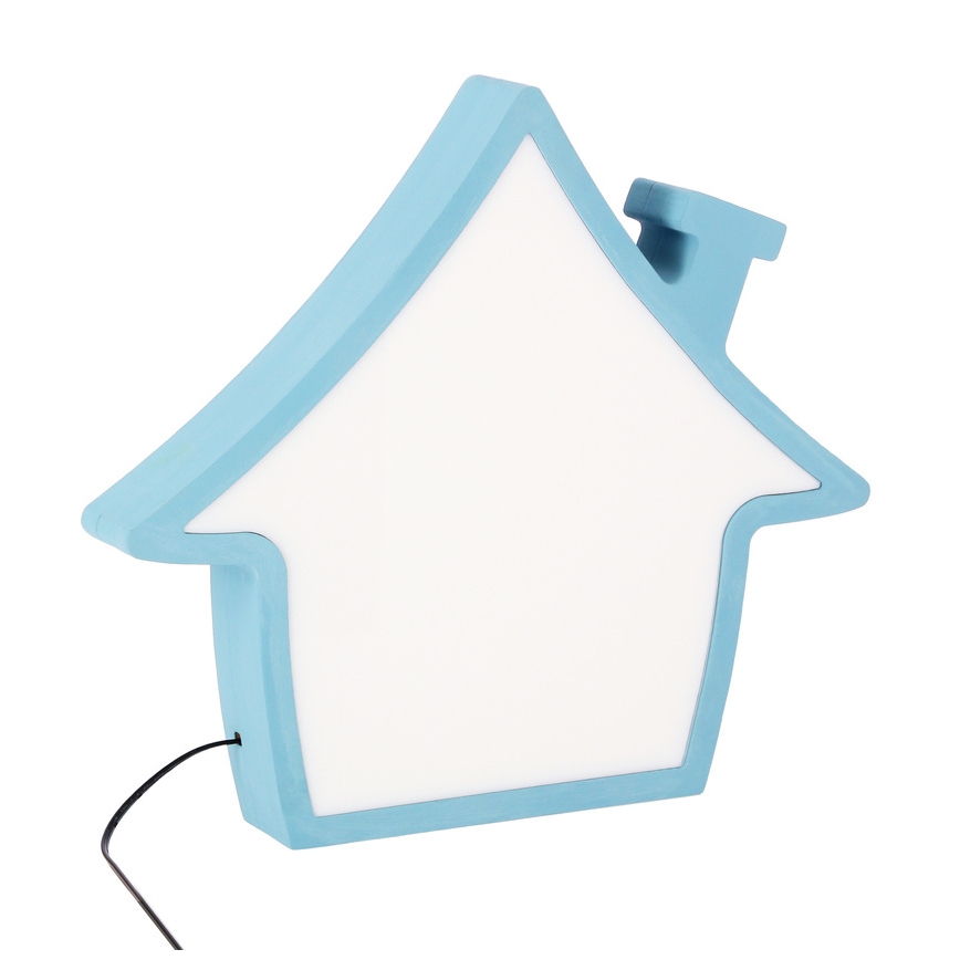 LED Дитяча настільна лампа HOUSE LED/10W/230V блакитний