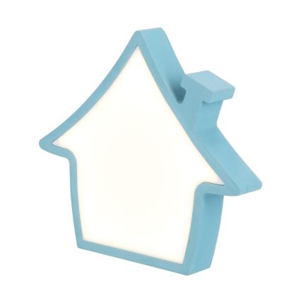 LED Дитяча настільна лампа HOUSE LED/10W/230V блакитний