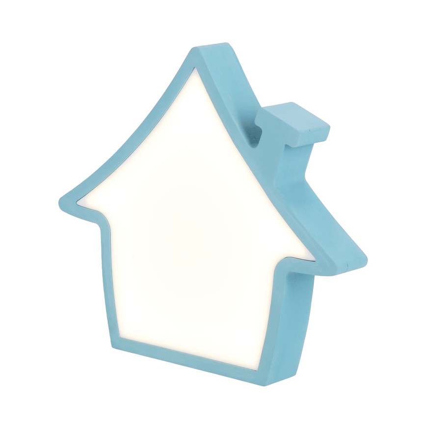 LED Дитяча настільна лампа HOUSE LED/10W/230V блакитний