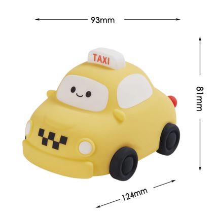 LED Дитяча сенсорна лампа з регулюванням яскравості TAXI LED/1W/5V USB 1200 mAh taxi жовтий