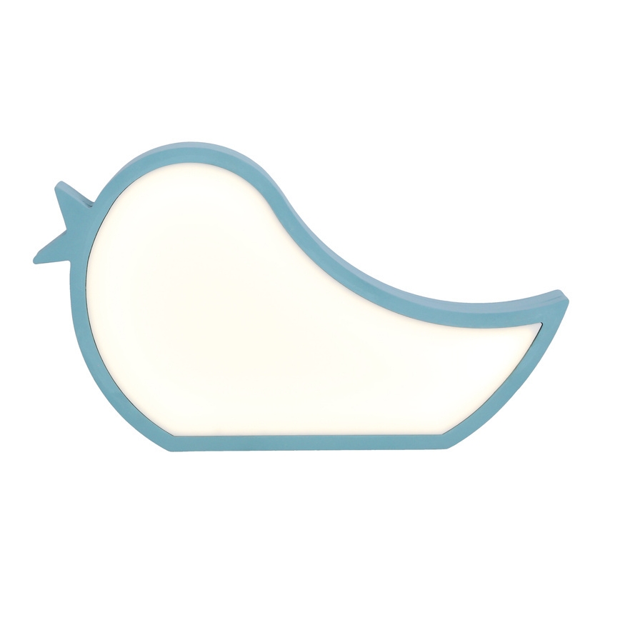 LED дитяча настільна лампа BIRD, 12 Вт/230 В, синя