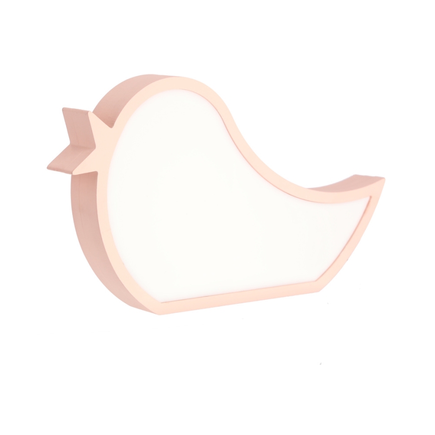 LED дитяча настільна лампа BIRD LED/12W/230V рожева