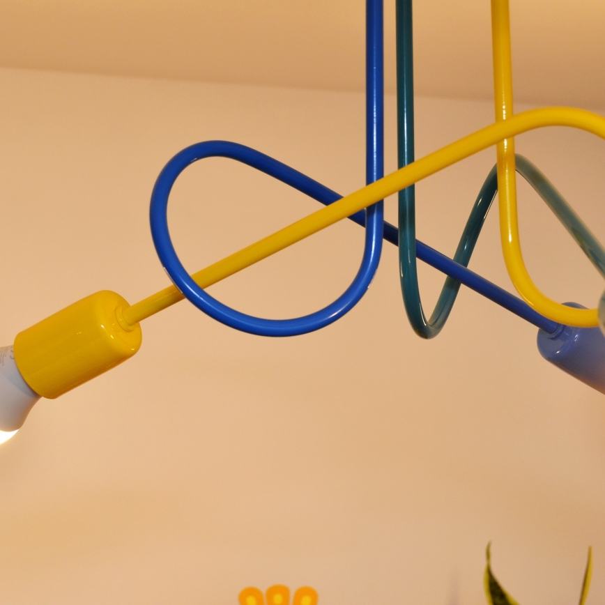 LED Дитяча пристельова люстра OXFORD 3xE27/15W/230V