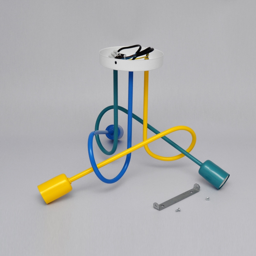 LED Дитяча пристельова люстра OXFORD 3xE27/15W/230V