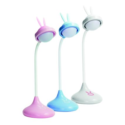 LED Дитяча сенсорна лампа RABBIT LED/0,4W/5V 3000/6500K синій + USB