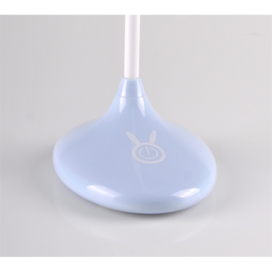 LED Дитяча сенсорна лампа RABBIT LED/0,4W/5V 3000/6500K синій + USB