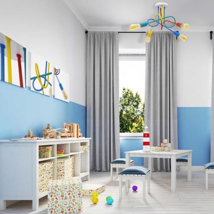 Світильник дитячий накладний LED OXFORD 4xE27/10W/230V