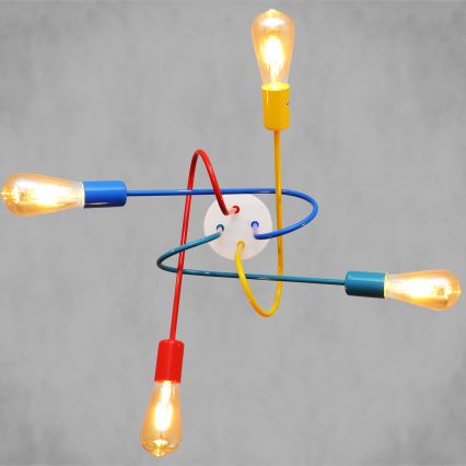 Світильник дитячий накладний LED OXFORD 4xE27/10W/230V