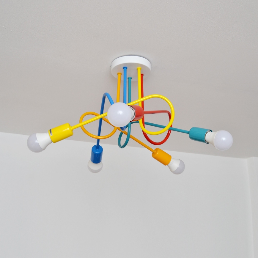 Світильник дитячий накладний LED OXFORD 5xE27/15W/230V