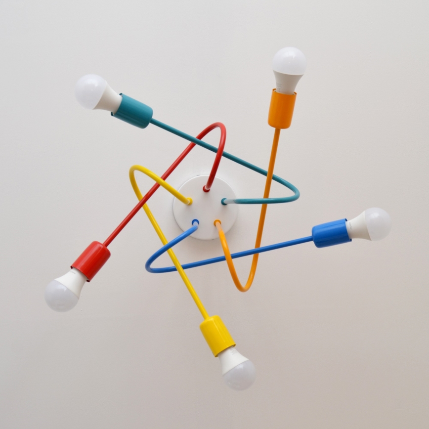 Світильник дитячий накладний LED OXFORD 5xE27/15W/230V