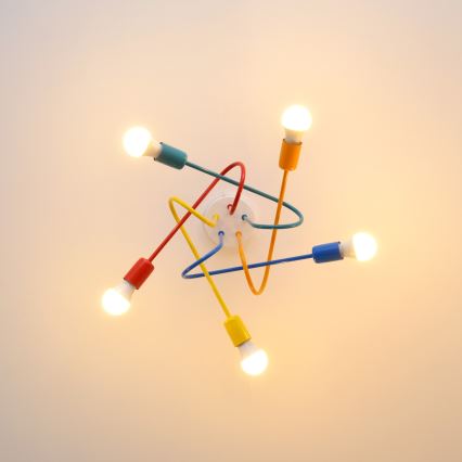 Світильник дитячий накладний LED OXFORD 5xE27/15W/230V